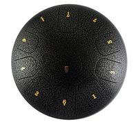 12 Pollici 11 Note Tamburo Di Lingua D'acciaio, Con Martello, Bacchetta E Staffa, Manica Di Barretta Di Gomma, Borsa Da Viaggio, Per Campeggio Yoga Meditation Music Therapy (Color : Silver)