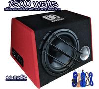 12 " Pollici Attivo Basso Amplificato Subwoofer Scatola 1500watts Upgraded Nuovo