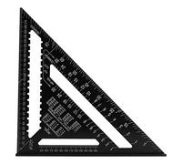 12 pollici in lega di alluminio triangolo angolo forma righello quadrato ingegnere di precisione falegname lavorazione del legno misurazione misurazione layout strumento goniometro tramaglio