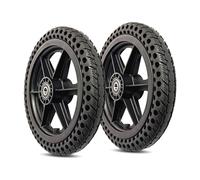 12 Pollici Sostituzione Ruota Posteriore per Sedie a Rotelle 1 Paio, 12×1,5 a Nido d'ape Gruppo Ruota Solida, Mozzo Ruota in Plastica ABS(12x1.5(15mm))