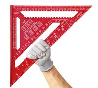 12 Pollici Squadra Da Falegname in Lega Di Alluminio, Righello Triangolo Goniome