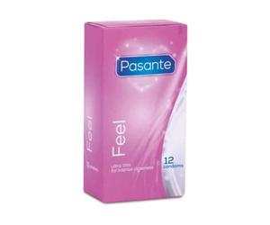 12 Preservativi Pasante Feel Ultra Sottili Profilattici Sensibili Sottile Condom