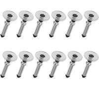 12 punte di ricambio universali per pennino, di forma rotonda, per touch screen, pennino, pennino, disco, ottimo regalo da condividere con la famiglia, punte di ricambio per stilo, accessori