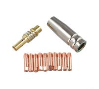 12 punte di saldatura MB 15AK MIG MAG 0,6/0,8/0,9/1,0/1,2 mm con supporto per ugello gas M6 per Rilon Jasic Mitech Chiry UNT Krpton per Berlan (0,9 mm)