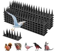 12 punte per recinzioni per uccelli, deterrente per uccelli, per giardino esterno, per tenere lontani uccelli o animali, protezione di sicurezza, anti-salita, deterrente contro insetti e parassiti