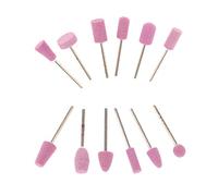 12 punte per unghie, testa di lucidatura per trapano elettrico, ricambio per smerigliatura