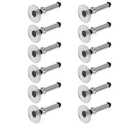12 punte universali di ricambio per penna stilo, rotonde, trasparenti, per touch screen, tablet, telefono, penna, penna, disco