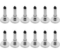 12 punte universali di ricambio per pennino, di forma rotonda, colore argento, per touch screen, penna, dischi, accessori