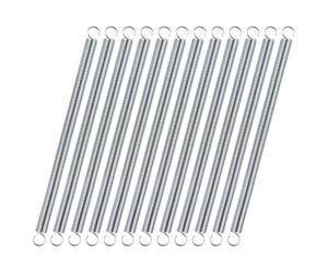 12 pz 0.047 pollici Molla Estensione In Acciaio Inox Molla Compressione Meccanica Spirali con Estremità del Gancio Compressione Meccanica Duratura