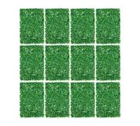 12 pz 40 * 60 cm Siepe Artificiale Decorazioni Di Natale Piante Finte Pannello Matrimonio Erba Zerbino Giardino Cortile Decorazione Della Parete giardino di casa
