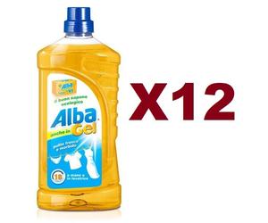 12 PZ ALBA SAPONE ECOLOGICO GEL 1000ML A MANO E IN LAVATRICE BUCATO