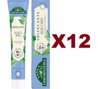 12 PZ ANTICA ERBORISTERIA DENTIFRICIO SBIANCANTE SALVIA E MENTA 75ML