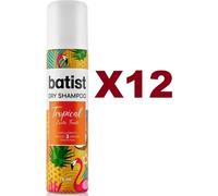 12 PZ BATIST DRY SHAMPOO A SECCO TROPICAL 75ML SPRAY