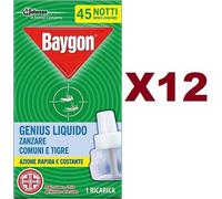 12 PZ BAYGON GENIUS LIQUIDO RICARICA 45 NOTTI