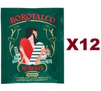 12 PZ BOROTALCO ROBERTS BUSTA 70GR PROFUMATO POLVERE CON TALCO VEGETALE