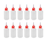 12 Pz Bottiglie Di Colla Con Punta A Ago 30 ML Bottiglie Di Plastica Per Piccole