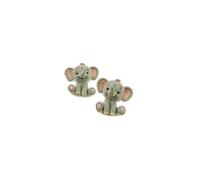 12 pz calamita elefante magnete rosa 5 cm 2 ass. bomboniera nascita battesimo