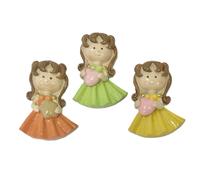 12 PZ Calamita magnete resina BAMBINA PRINCIPESSA BALLERINA BOMBONIERA 0KV2