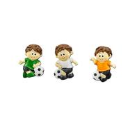 12 PZ Calamita magnete resina CALCIATORE 5 cm BOMBONIERA calcio 1ESI