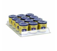 12 pz Candela Votiva Stearina Profumata 6° Chakra Oli Essenziali Incenso Profumo