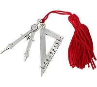 12 PZ Ciondolo LAUREA squadra e compasso laureato ARCHITETTURA bombonier