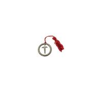 12 pz ciondolo zama cerchio laureato in farmacia con caduceo d.4 cm nappina ross