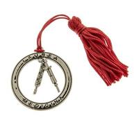 ETM Bomboniera Decorazione Zama Laurea Medicina D 4 Cm con Nappa Rosso 12 Pz