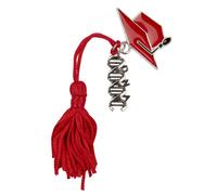 12 pz ciondolo zama laureato in biologia con tocco e dna 3,5 cm nappina rossa bo