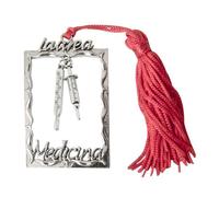 12 pz ciondolo zama laureato medicina cornice con siringa termometro e nappina r