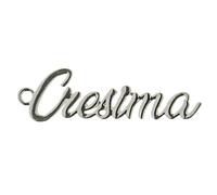 12 pz ciondolo zama scritta cresima 5,5 cm bomboniera santa cresima ETM-12A026-