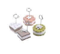 12 pz clip bomboniera matrimonio comunione cresima segnaposto pasticcino Cake in resina Mandorle bomboniere by Paben