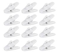 12 Pz Clip per Cavi Auricolari Ruotabile a 360°, Clip per Cavo Auricolare Piccolo, Clip per Cavo per Microfono, Morsetto per Filo Cuffie, Clip di Montaggio per Cuffie Cablate, Headset Cable Clips (B)