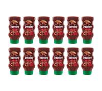 12 pz DEVELEY SALSA BARBECUE BOTTIGLIA SQUEEZE SENZA GLUTINE salsa bbq 410 ml
