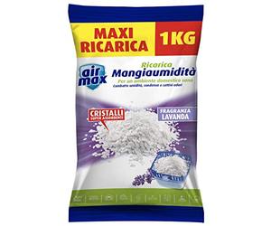 12 PZ Di AIRMAX ASSORBIUMID. SALI RICARICA 1KG LAVANDA