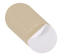 12 pz feltro base lampada, 14cm diam x 2mm, rotondo, beige