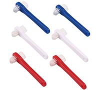 12 Pz finto spazzolino a doppia testa spazzolino a testa piccola strumento per la dei denti finti dentiera fornitura di protesi semplice spazzolino per protesi piccolo fermo