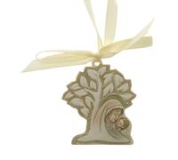 12 PZ FOGLIA Icona resina albero della vita MATERNITA' 5cm BOMBONIERA 07K5