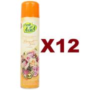 12 PZ FRESH AROMA DEODORANTE AMBIENTE BOUQUET FIORITO SPRAY 300ML