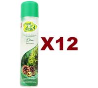 12 PZ FRESH AROMA DEODORANTE AMBIENTE PINO SPRAY 300ML