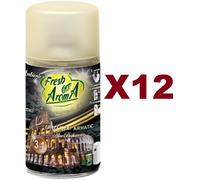 12 PZ FRESH AROMA MATIC DEODORANTE AMBIENTE ROMA RICARICA 250ML SPRAY ROMANCE
