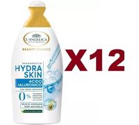 12 PZ L'ANGELICA BAGNODOCCIA HYDRA SKIN ACIDO IALURONICO OLIO DI AVOCADO 520ML