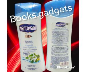 12 pz Mantovani Shampoo Neutro CAPELLI CON FORFORA con Estratto Betulla 400ml