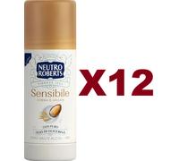 12 PZ NEUTRO ROBERTS SENSIBILE DEODORANTE AVENA E ARGAN 48H DEO STICK 40ML