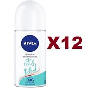 12 PZ NIVEA DEO ROLL ON DRY FRESH 48H 50ML DEODORANTE CORPO