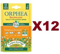 12 PZ ORPHEA SALVALANA FOGLIETTI CASSETTI E ARMADI SANDALO E BERGAMOTTO 12 FOGLI