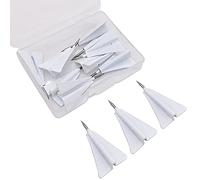 12 Pz/pacco Puntina decorativa Multi-purpsoe Puntine Carino Freccette Pollice Puntine In Acciaio Spingere Per Sughero Bordo Parete Feltro Pollice Puntine Decorative Per Appendiabiti Da Parete In Legno