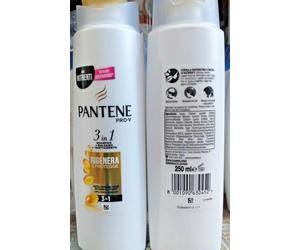 12 pz Pantene Pro-v Shampoo+Balsamo+Trattamento 3 in 1 Rigenera e Protegge 250ml