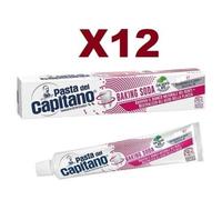 12 PZ PASTA DEL CAPITANO BAKING SODA DENTIFRICIO 100ML RAVVIVA IL BIANCO NATURAL