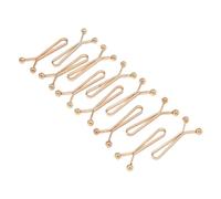 12 Pz Pratica Sciarpa Chiusura Hijab Pins Accessori Sciarpe Chiusura di Fissaggio Lega Sciarpa Clip Per Le Donne Musulmani Colorato Hijab Pin, Misura unica, come descritto