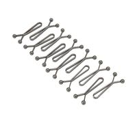 12 Pz Pratica Sciarpa Chiusura Hijab Pins Accessori Sciarpe Chiusura di Fissaggio Lega Sciarpa Clip Per Le Donne Musulmani Colorato Hijab Pin, Misura unica, come descritto